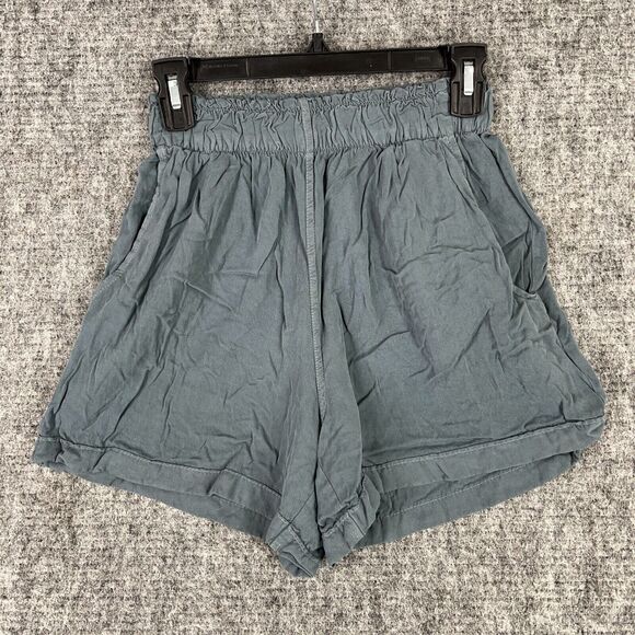 Altard State Shorts Womens Small Green Paperbag High Waist Pullon Lounge Workout - Picture 1 of 9
